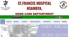Desktop Screenshot of nsambyahomecare.org