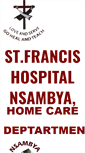 Mobile Screenshot of nsambyahomecare.org