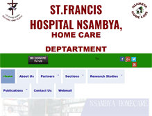 Tablet Screenshot of nsambyahomecare.org